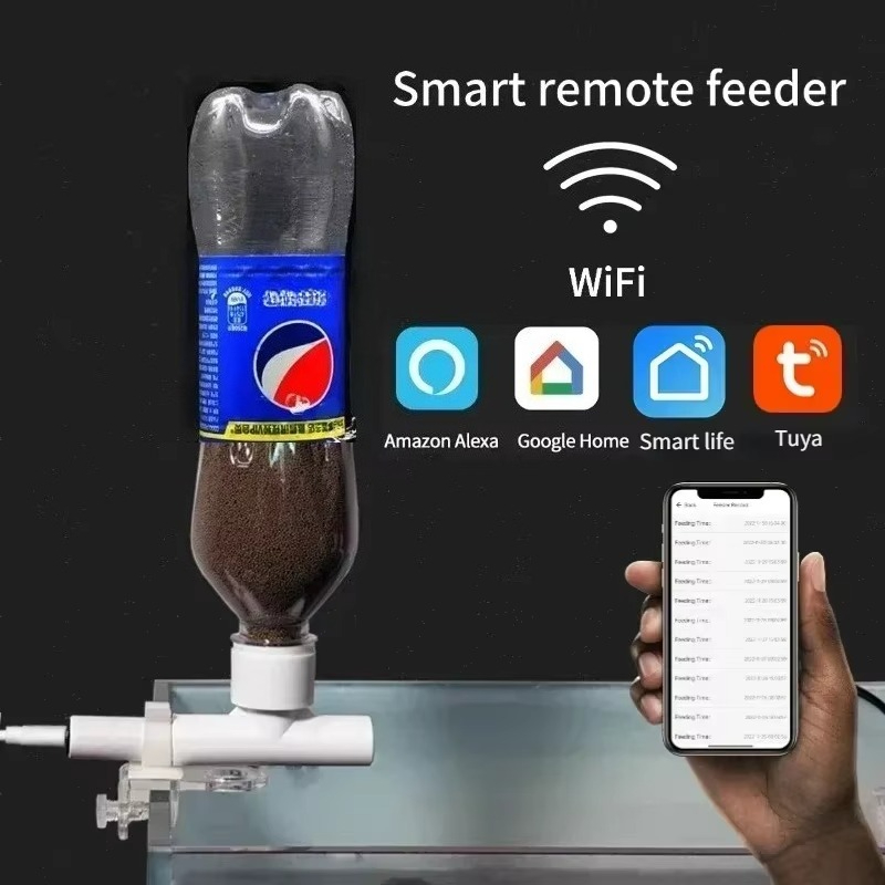 Fishing Line Dispenser - Smart WiFi Automatic Fish Feeder Mobile